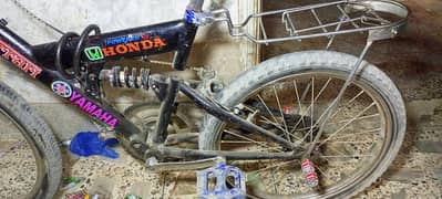 bicycle with gear | Black Nissan | High height
