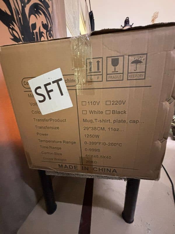 Heat Press Machin 5 in 1 Box Pack Not open not use 1