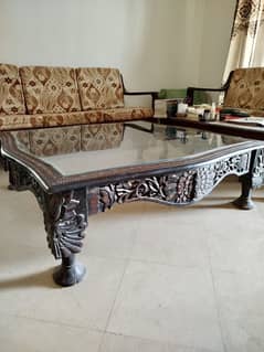 Chnioti Cutwork Rosewood Center Table