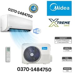 Midea xtreme 1 Ton inverter AC, T3 Air conditioner with delivery