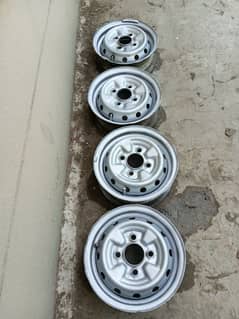4 Rims for Cuore, Charade Alto 12 Inch 110 PCD Genuine 03219417025