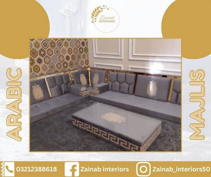 sofa set and Arabic majlis 10