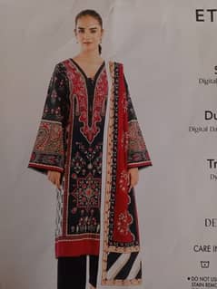 printed lown 3 piece suit