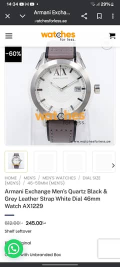 Armani Exchange AX1229 Men's watch
