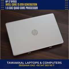 HP i5 8th generation Quad Cores | 8/256 SSD | 17.3" display
