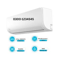 Midea 1.5 Ton Split inverter AC, Midea Extreme, Breezeless invert AC