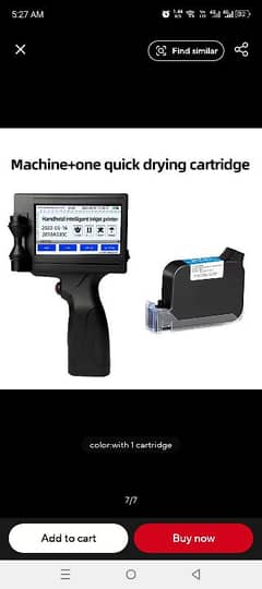 Handheld Inkjet Printer