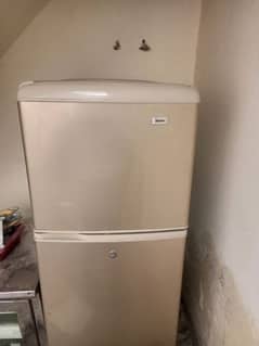 haier small double door fridge/refrigerator