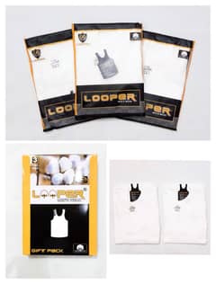 LOOPER Vests For Men - 3 pieces