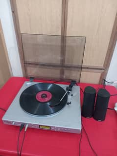 ION LP 2 Flash Turntable / 2 Speed Record Player with 5 Records