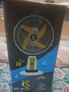 rechargeable table fan