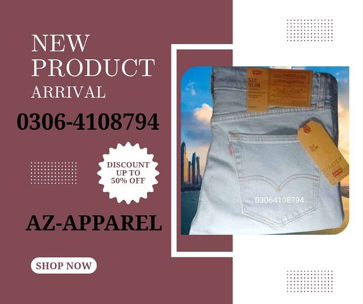 slim fit steachable premium 511 for men jeans pent exported 14