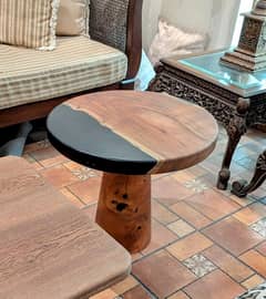 resin antique coffee table