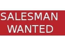 Sales Man Required