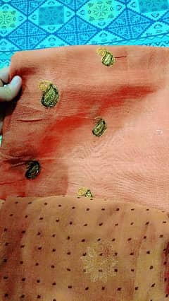 unstitched indian saree