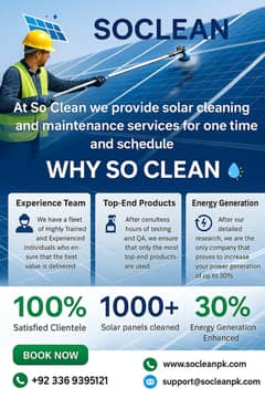 Solar Panel Cleaning Services in Rawalpindi, Islamabad Solar Cleaning
