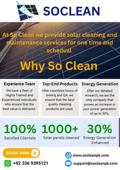 Solar Panel Cleaning Services in Rawalpindi, Islamabad Solar Cleaning