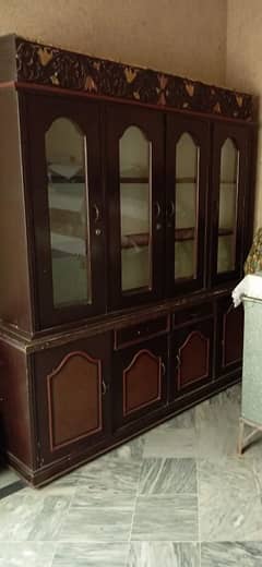 Wooden showcase for sale