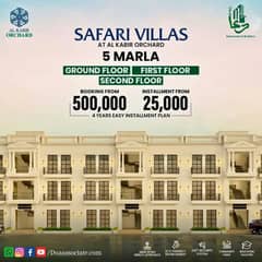 05 Marla Safari Villa Available For Sale In Easy 4 Years Installments Plan