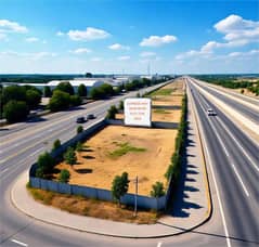 Near Imarat Tower & Gulberg 20 kanal Main Express way Plot for Sale