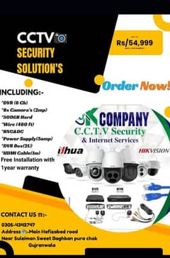 CCTV SECURITY CAMERA Package