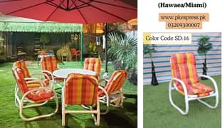  Export Quality PVC Miami Outdoor Chairs & Table For Sale 