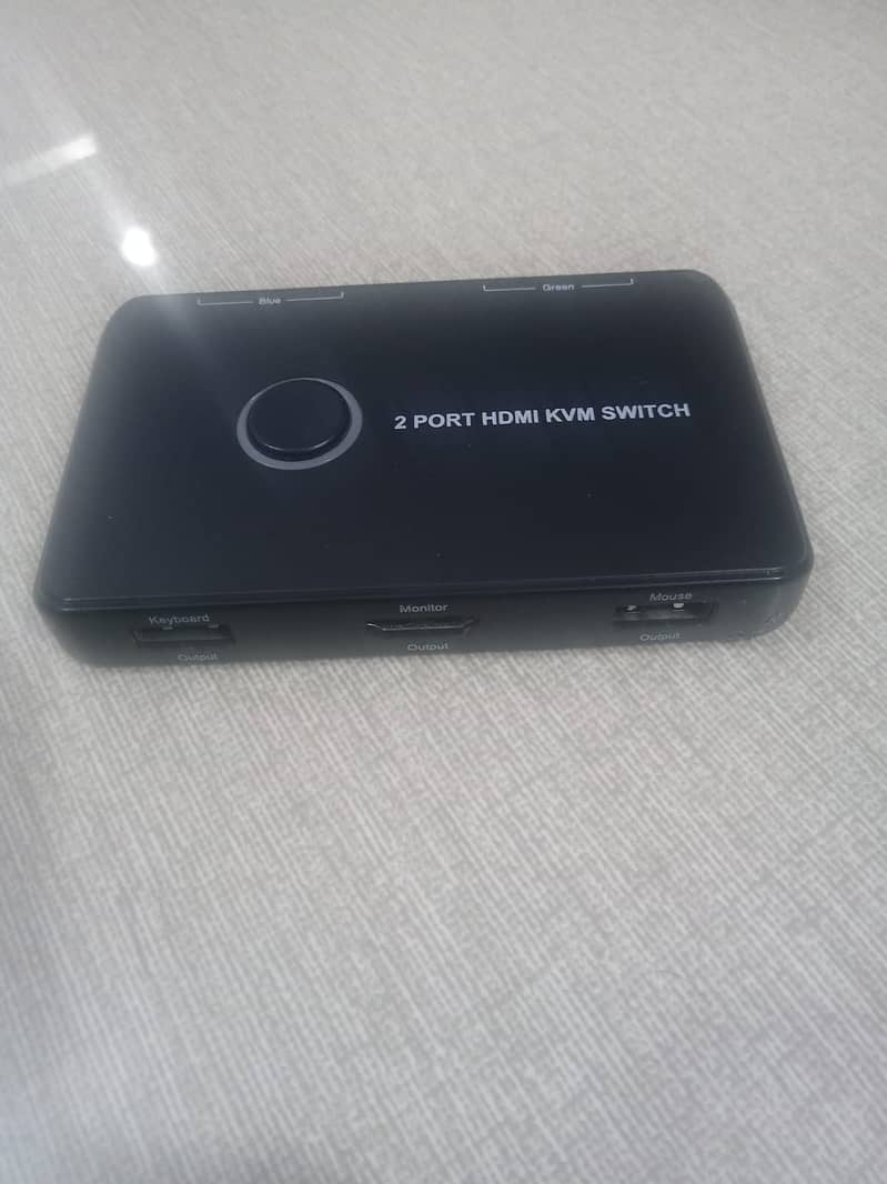 KVM Switch HDMI 2 Port Box,ABLEWE USB and HDMI Switch for 2 Computers 6