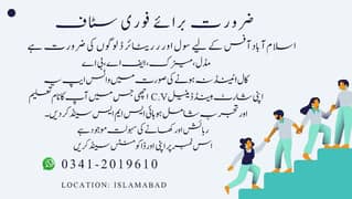 Needs Staff For Office Based Work For Part Time || Jobs