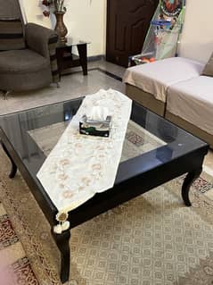 WOODEN CENTRE TABLE