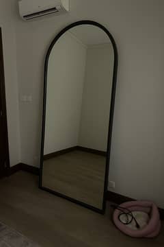 Sleek Black Arch Mirror Led Mirror