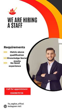 NEED PASSIONATE PERSONS
