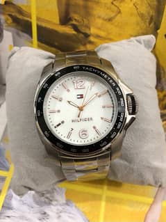 HILFIGER-BRAND NEW WATCH-PEARL DIAL-RADO OMEGA SEIKO ROLEX CITIZEN TAG