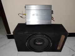 Amplifier 4channel with boofer