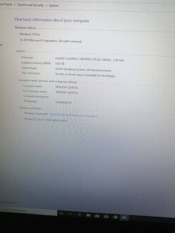 Dell Precision M6800 Core i7 4th Generation Gaming Laptop/For sale 2