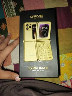 G'FIVE 16 PRO MAX  BLACK COLOR  2000mAh battery  4 sim  flip bhi hoti