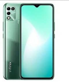 infnix hot 11 play with box and charger finger face lock ok