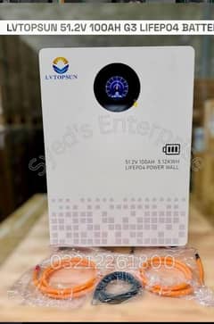 Lvtopsun 51.2v100ah G3 touchscreen lithium battery