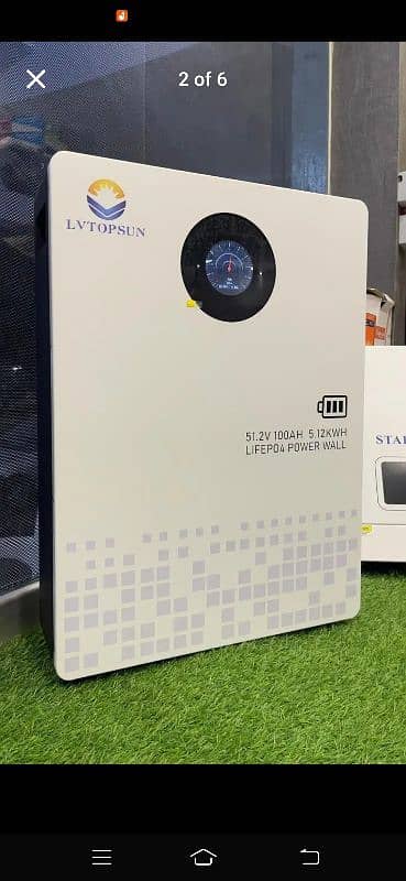 Lvtopsun 51.2v100ah G3 touchscreen lithium battery 5