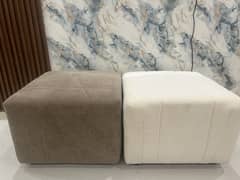Two Brand New pouffes