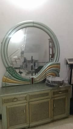 Bed, Dressing, show case
