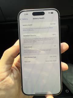 I phone 16 pro with box