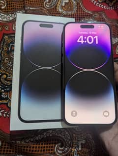 I Phone 14 Pro Factory Unlocked// Deep Purple 100% Genuine Guaranteed