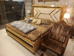 bed sid table dressing almari sliding