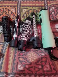 Hair curler dryer 4in1