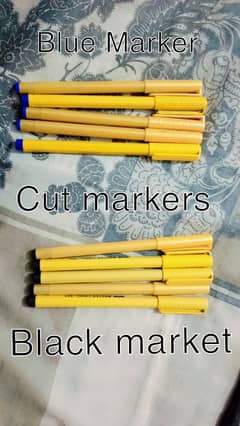 cut marker for sale pack of 5 blue and 5 black