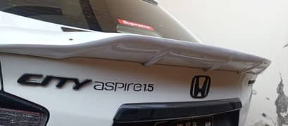 ducktail spoiler and side panel for sale in good condition