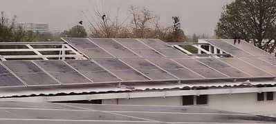 solar panels damaged in hailstorm
