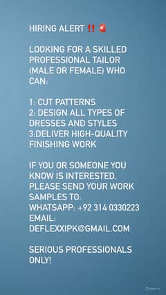 Professional Tailor