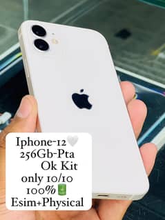 IP-12 256GB official pta 100 bettrey 10/10