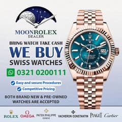 Get Cash / Rolex Cartier Omega Hublot Chopard Breitling Rado Tag Heuer